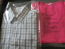 100 Shirt Garment T-Shirt Cello Clear Bags 12"x15" Self Seal Strip