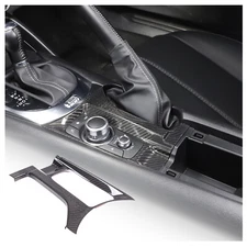 Real Dry Carbon Fiber Interior Center Console Trim Set For Mazda MX-5 Miata 16+