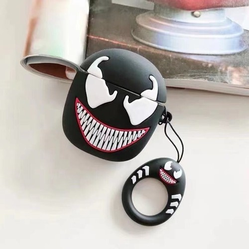 Batman Spider Iron Man Cartoon Silicone Case For Airpods 1/2/3 Pro 1/2 Cover - Photo 3 sur 16