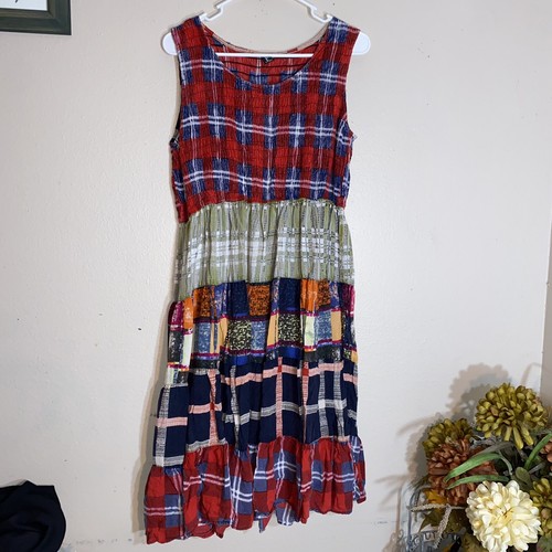 sacred threads patchwork dress