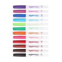 Amazon Basics Whiteboard-Marker Geruchsarm Ultrafein Trocken Abwischbar 12 Stk