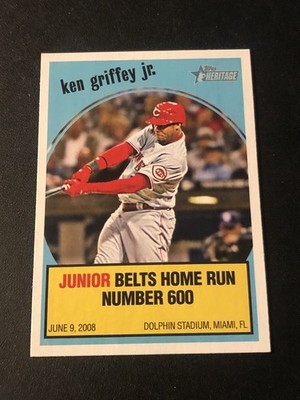 2008 Topps Heritage 2008 Flashbacks Ken Griffey Jr #FB4 HOF