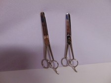  2 Barber shop shear hair cutting scissors 7" long 562-7" from Italy Hot Drop