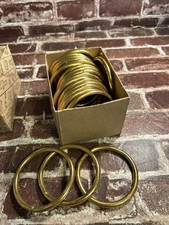 3  NOS Welded Steel O Ring Crafts DIY Pack Of 20 See