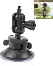 Suction Cup Camera Mount with 360  Arm for Insta360, GoPro, DJI, 1/4" Thread