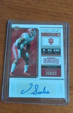 2018 Panini Contenders Draft Picks - College Ticket Tegray Scales #276 (AU, RC)