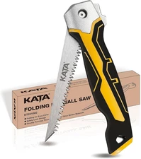 Folding Drywall Jab Saw, Drywall Knife with Soft Grip Handle, Keyhole Handsaw, J