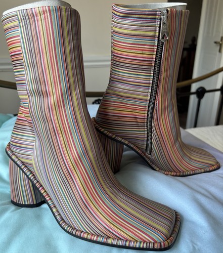Paul Smith ‘Amber’ multi-stripe leather boots £495 - Picture 2 of 22
