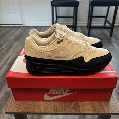 Nike Air Max 1 SE Shoes Mens Size 9 Summit White Black Sneakers FZ5160-121