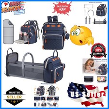 Baby Diaper Bag Backpack, with Diaper Changing Station, Multi-functional Trav...