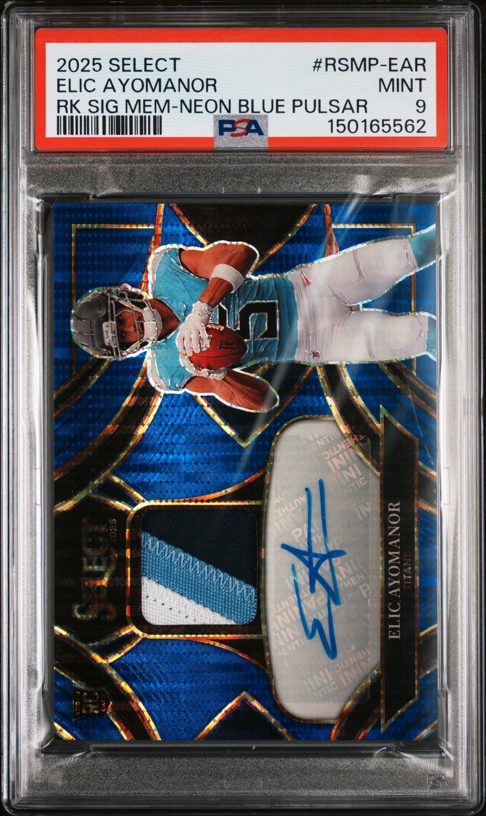 Elic Ayomanor Panini Select Rookie Signature Memorabilia #RSMPEAR Base