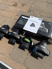 Thule 754 + Locks + Keys - Rapid System Foot Pack for Roof Bars/Rails/Rack