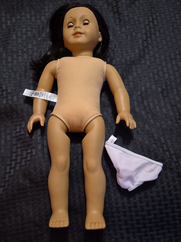 American Girl Doll-17in-2018-Brown Eyes, Black Hair