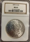 1899-O MORGAN 90% SILVER DOLLAR ::: NGC MS-63 :::