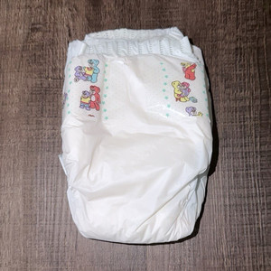 VTG Basic Disposable Diaper Newborn 1 Ct Unisex Up to 10 lbs White