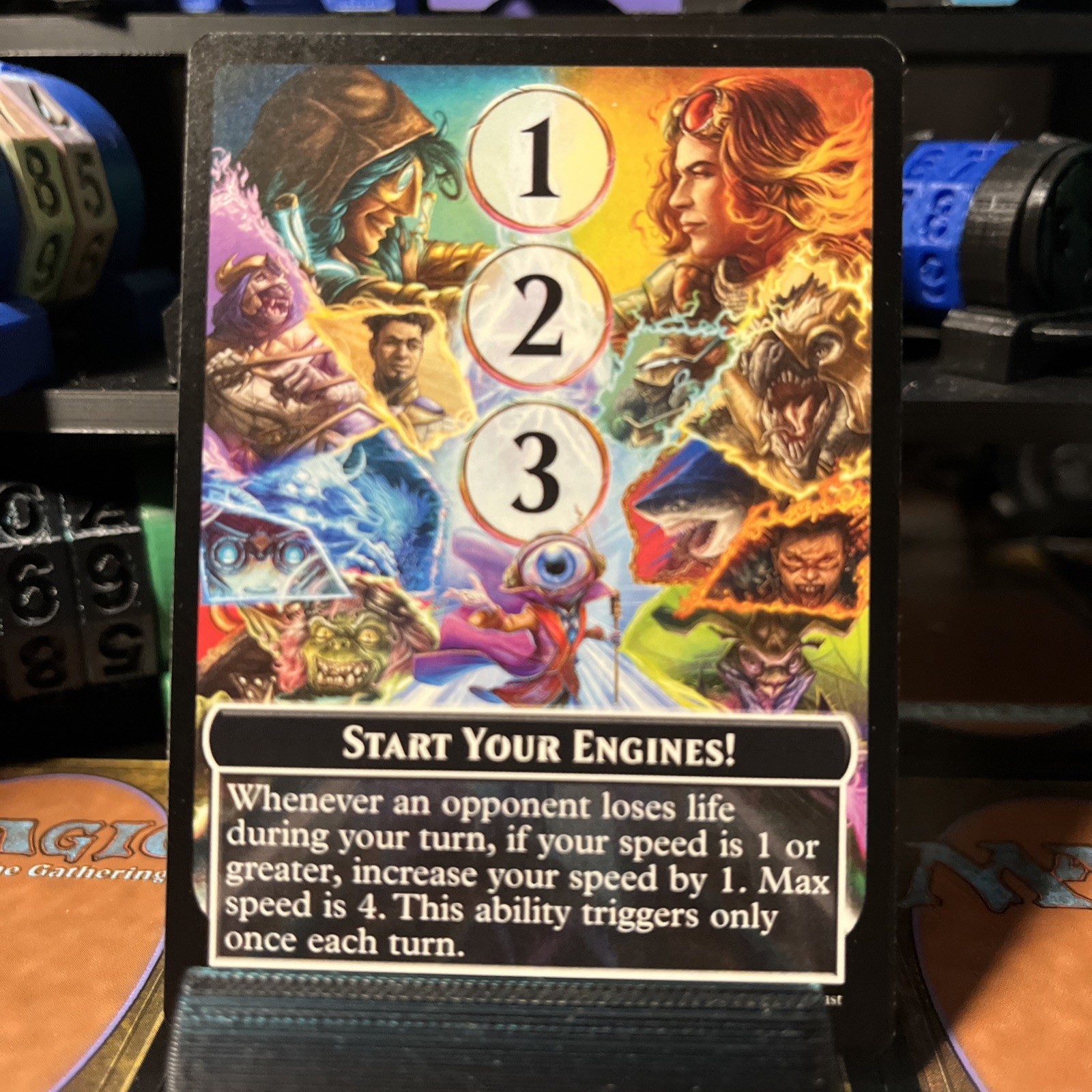 START YOUR ENGINES   MAX SPEED TOKEN H 0014 -  AETHERDRIFT DFT MTG