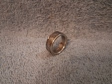 1999 90 Silver Half Dollars coin ring handmade size 9