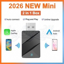 USB Wireless CarPlay Adapter for Apple iPhone  Android Auto Dongle Plug   Play