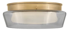 Fredrick Ramond FR41511 Demi 16"W LED Flush Mount Ceiling Fixture - Brass