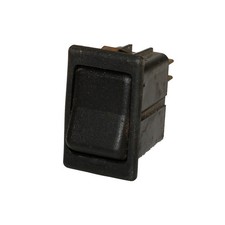 Wippenschalter schwarz ohne Symbol 6 12 24 V Trabant Wartburg DDR-Originalteil