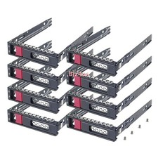 8x 3.5" LFF SAS SATA Hard Drive Tray Caddy 774026-001 For HP ProLiant DL20 Gen11