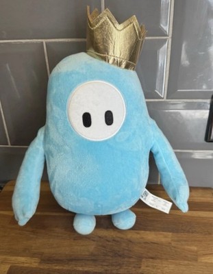 Fall Guys Crown Plüschtier Kuscheltier Blue Bean Figur Gaming Plüsch Mediatonic 12 Zoll