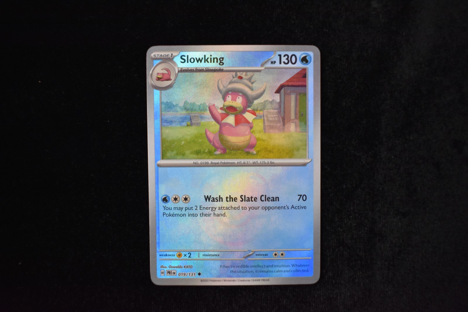 Pokemon TCG Slowking (Master Ball Pattern) 019/131 Prismatic Evolutions NM Holo