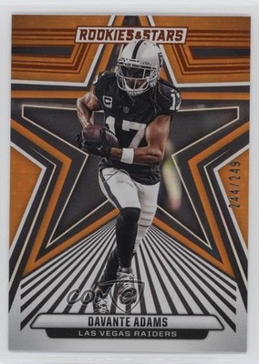 2024 Panini Rookies & Stars Orange 244/249 Davante Adams #51 1d9m