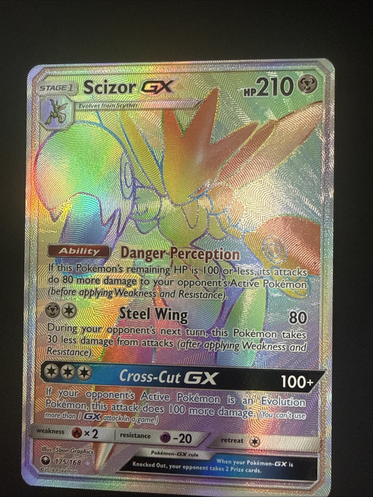 Scizor GX - 175/168 - Hyper Rare  
