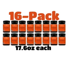 WEDDERSPOON NEW ZEALAND RAW MANUKA HONEY 16 Pack KFACTOR 16+ 1.1Lb 500g Kosher