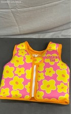 Limited Too Girls Pink Floral Neoprene 2-4 Year Life Jacket Swim Float Vest