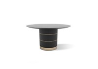 Tische Runder Esstisch Luxus Esszimmer MöBel Designer Tisch Metallfuß