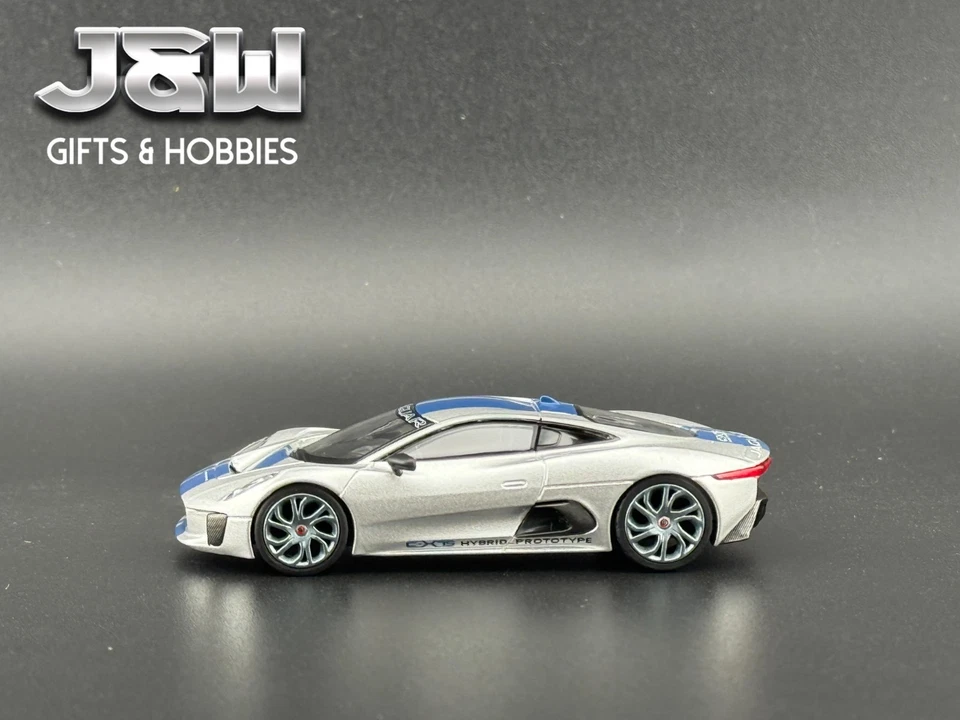 Mini GT Jaguar C-X75 plateado #960 1/64 Foto 2 de 4