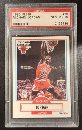1990-91 Fleer - Michael Jordan #26 PSA 10