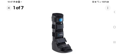 United Ortho Air Cam Walker Fracture Boot Medium, Black Long Tall Top 14105