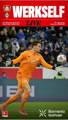 PROGRAMM WERKSELF LIVE BAYER 04 LEVERKUSEN v SV WERDER BREMEN 2025/2026 