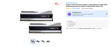 G.SKILL Trident Z5 Series 32GB (2 x 16GB) 288...