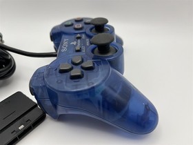 Official Sony PlayStation 2 (PS2) DualShock 2 Controller SCPH-10010 Wired Blue
