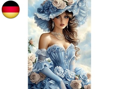 NEWENMO 5D Diamond Painting Bilder Erwachsene,Schöne Frau Diamant Painting 