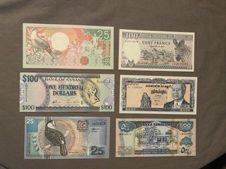 Banknoten Lot alle in kassenfrisch (20)