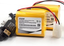 2 Pack 7.2V 1000mAh AA NI CD Battery Pack with Tamiya Plug and Charge Cable