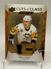 2024-25 Upper Deck Engrained Icons Paul Coffey Cuts of Glass GOLD /49 #CC-PC