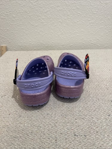 RARE CROCS KIDS Classic IAM Butterfly Clog 211262 Mystic Purple Toddlers Sz 13 C - Bild 5 von 7