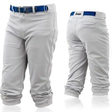 Petit pantalon de baseball Franklin Sports jeunesse gris ceinture élastique coupe classique garçon
