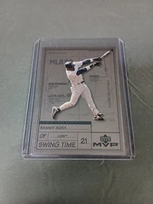 1999 Upper Deck MVP Swing Time Sammy Sosa Baseball Insert Card #S3 N/M