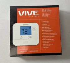 VIVE Comfort Thermostat TP-N-721 Heat Pump/Conventional-2 Heat 1 Cool Stages HP