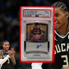 2019 Panini Prizm Kevin Porter Jr. Rk/ Penmanship #RPKPJ White Sparkle 1/1 PSA 9