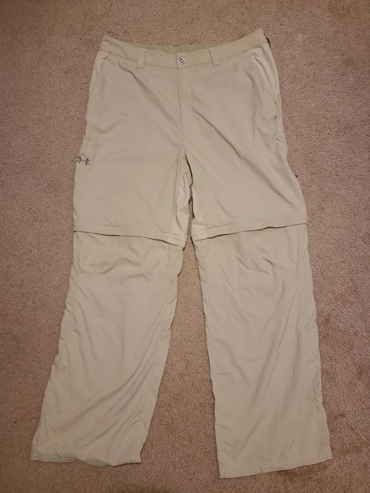 Under Armour Convertible Nylon Pants Mens (37x32) 38x32 Ripstop Hiking Camping
Opens in a new window