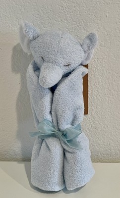 Angel Dear Blue Elephant Lovie Blankie Lovey Sleepy Elephant Security BlanketNWT