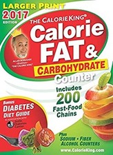 The Calorieking Calorie, Fat and Carbohydrate Counter 2017 Allan